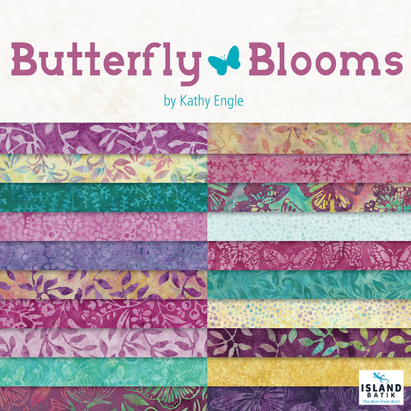 Island Batik - Butterfly Blooms