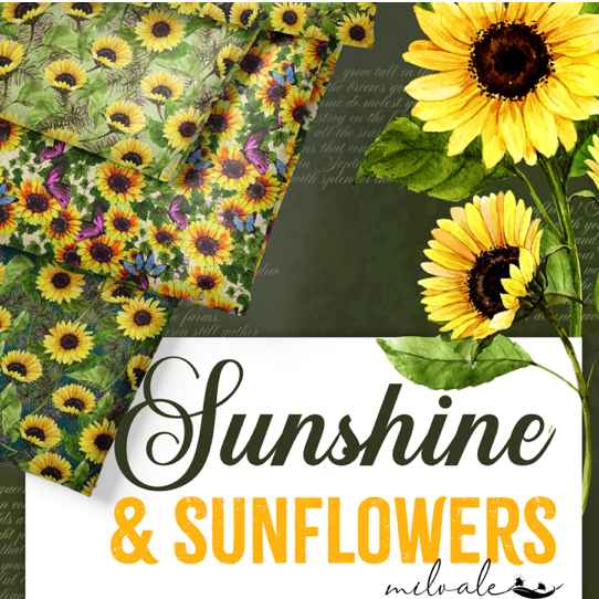 KK Fabrics - Sunshine & Sunflowers