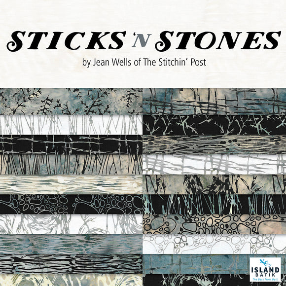 Island Batik - Sticks N Stones