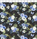 3SA-2 Black Lace Floral