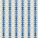 Patterned fabric with blue and white design