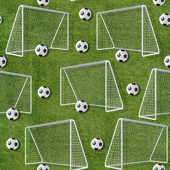 4104A3 - Soccer Goals Grass