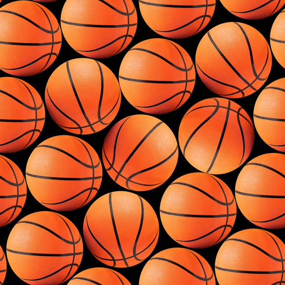 4104B3 - Basketballs Black