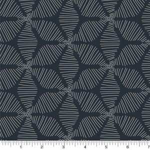 Phoebe Fabrics - Bright Poms PH0479 - Mod Fleur Night