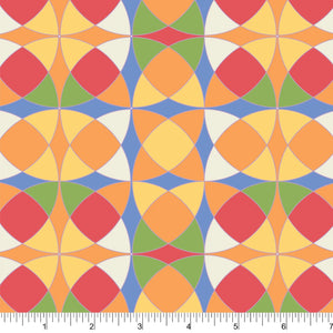 Phoebe Fabrics - Colourfully Calm PH0431 - Geo Retro