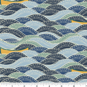 Phoebe Fabrics - Canoe Routes PH0381 - Squall