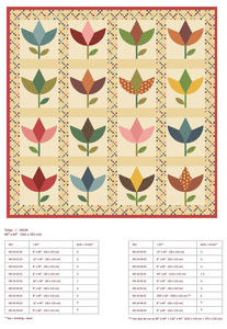 Tulips Quilt Pattern