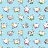 Y4962-97 Light Sky FLANNEL