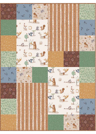 Random Shuffle Pattern Fun In The Forest - Random Shuffle Quilt Pattern – Quiltex