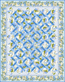 Periwinkle Spring Garden Twist Quilt Pattern PSGTPATT