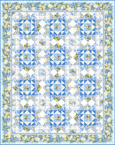 Periwinkle Spring Quilt Pattern PSQPATT