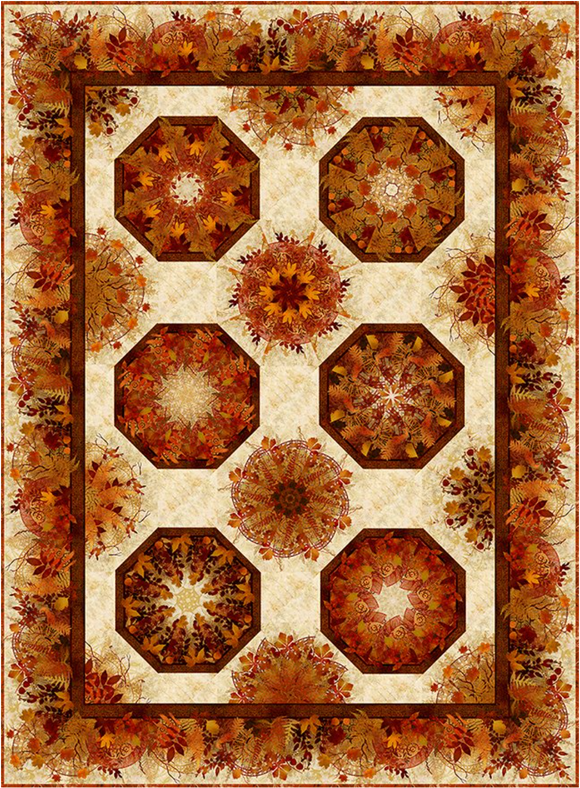 Reflections of Autumn II Kaleidoscope Quilt Pattern RA2KPATT