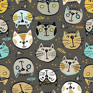 Keyboard Cats by Teresa Magnuson for Clothworks