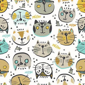 Keyboard Cats by Teresa Magnuson for Clothworks