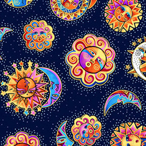 Celestial Magic by Laurel Burch for Clothworks